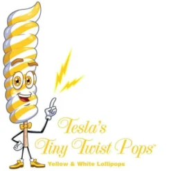 Tesla's Tiny Twist Pops - Lemon: 48-Piece Jar 12 Tesla's Tiny Twist Pops - Lemon: 48-Piece Jar -Candy Promotion Sale tesla s tiny twist pops lemon 48 piece jar candy warehouse 5