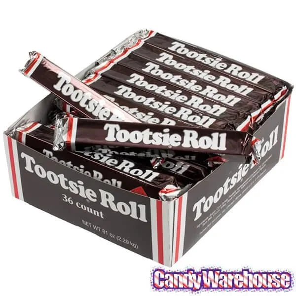 Tootsie Roll Candy Bars: 36-Piece Box 3 Tootsie Roll Candy Bars: 36-Piece Box - Image 3
