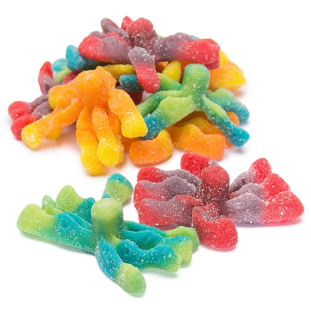 Trolli Sour Brite Gummy Octopus Candy: 35-Piece Jar 1 Trolli Sour Brite Gummy Octopus Candy: 35-Piece Jar