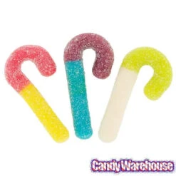 Trolli Sour Brite Mini Canes Jelly Candy Canes: 9-Ounce Bag -Candy Promotion Sale trolli sour brite mini canes jelly candy canes 9 ounce bag candy warehouse 3
