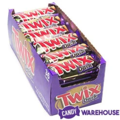 Twix Dark Chocolate Candy Bars: 36-Piece Box -Candy Promotion Sale twix dark chocolate candy bars 36 piece box candy warehouse 3