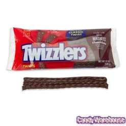 Twizzlers Chocolate Licorice Twists: 12-Ounce Bag -Candy Promotion Sale twizzlers chocolate licorice twists 12 ounce bag candy warehouse 4