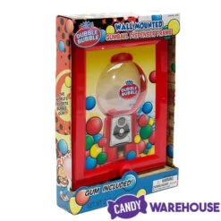Wall Mounted Gumball Machine Dispenser Frame With Gumballs -Candy Promotion Sale wall mounted gumball machine dispenser frame with gumballs candy warehouse 5