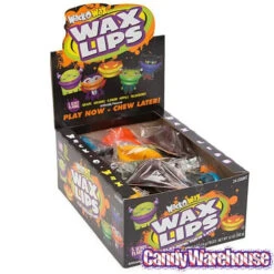 Wax Lips Halloween Candy: 24-Piece Box -Candy Promotion Sale wax lips halloween candy 24 piece box candy warehouse 3 b3704865 ddc2 48c9 a493 6db070c6edc1